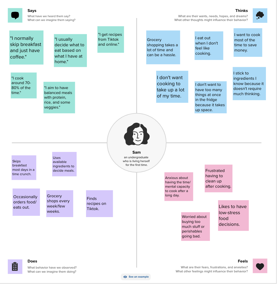 Empathy map
